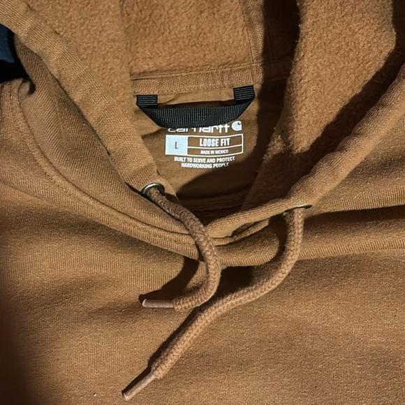 CARHARTT LOGO SLEEVE MIDWEIGHT HOODIE SIZE L - Picture 3 of 6